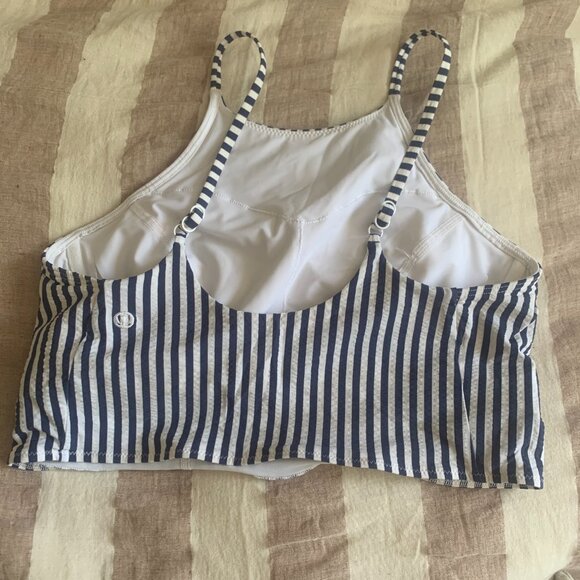 Lululemon - Seersucker High-Neck Longline Swim Top - Picture 2 of 3